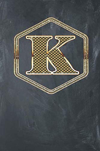 capítulo por capítulo baixar K: Blank 120 Page Notebook Monogram Dotted Grid Journal With Initial K