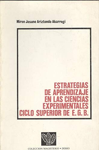 Estrategias de aprendizaje en las ciencias experimentales. Ciclo s baixar livro de graça