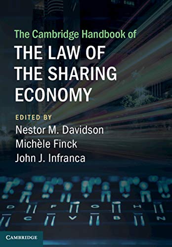 ler totalmente The Cambridge Handbook of the Law of the Sharing Economy (Cambridge Law Handbooks) (English Edition)