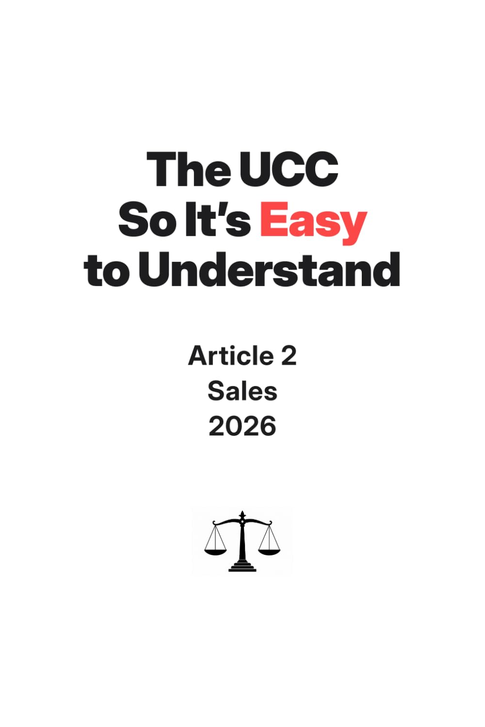 capítulo por capítulo baixar The UCC So It's Easy To Understand | Article 2 - Sales | 2026