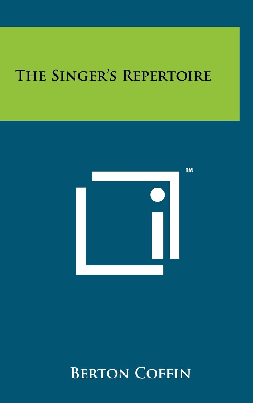 capítulo por capítulo baixar The Singer's Repertoire