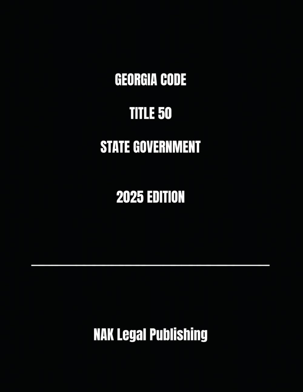 ler totalmente GEORGIA CODE TITLE 50 STATE GOVERNMENT 2025 EDITION