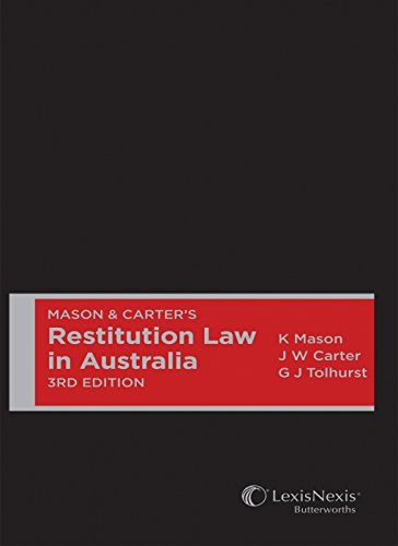 ler totalmente Mason & Carter’s Restitution Law in Australia,3rd edition (Hardback)