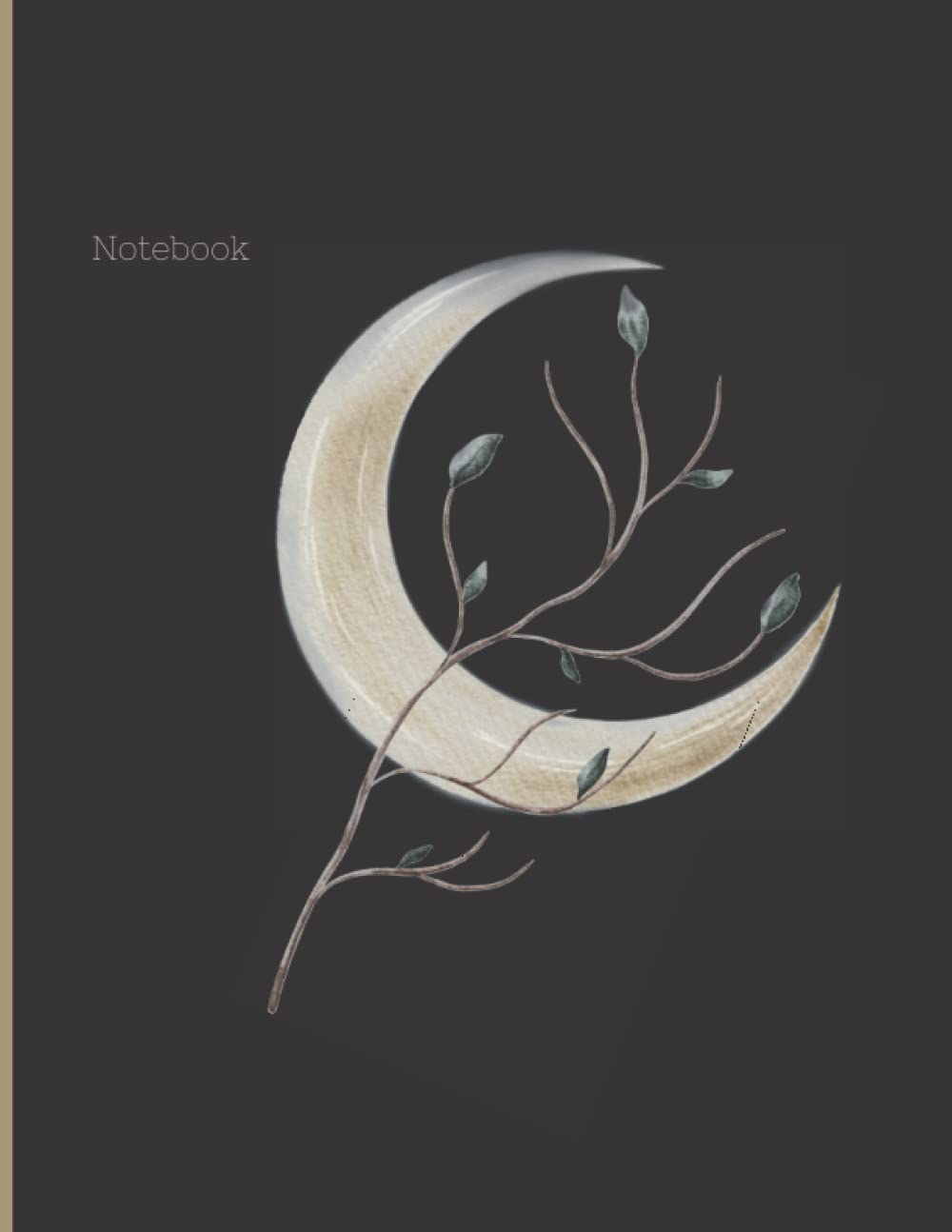 ler totalmente Boho Notebook: Boho Moon, Blank Lined Paper Notebook, Aesthetic Composition Notebook, Celestial Journal