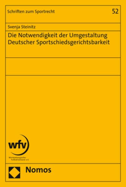 Die Notwendigkeit Der Umgestaltung Deutscher Sportschiedsgerichtsbarkeit baixar livro de graça