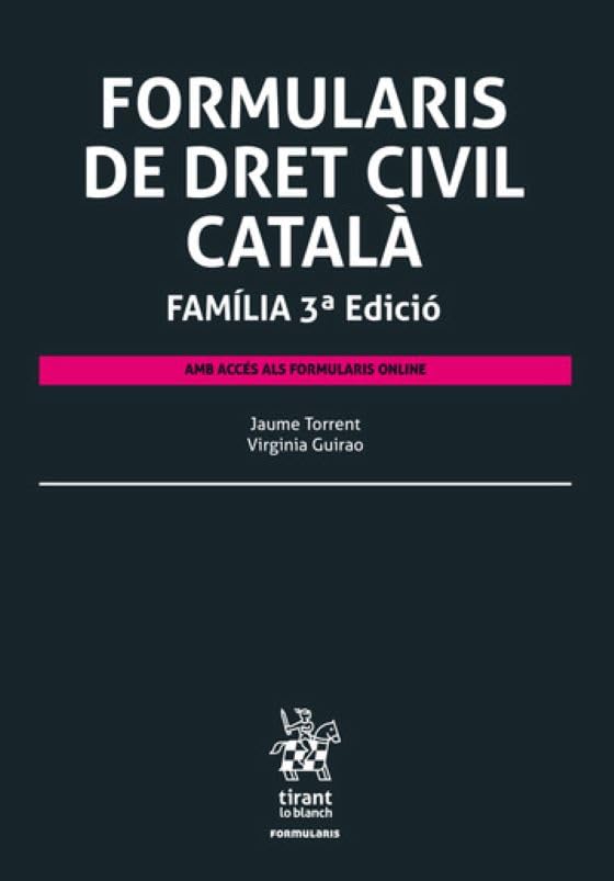 Formularis de Dret Civil Catal Famlia 3 Edici 2022 baixar livro de graça