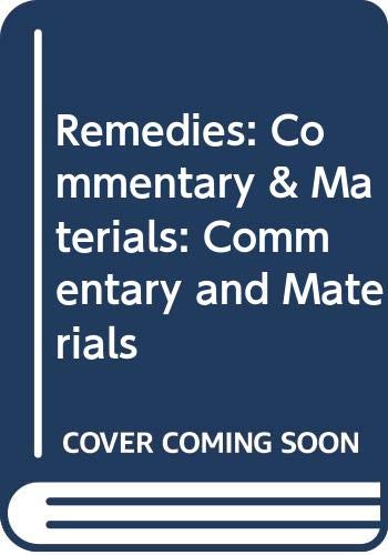 ler totalmente Remedies: Commentary & Materials: Commentary and Materials