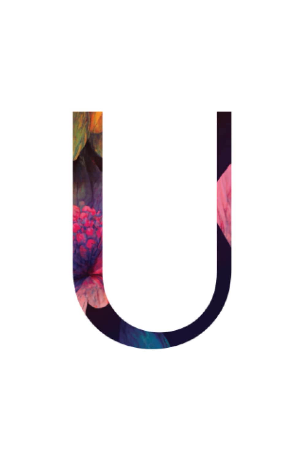 ler totalmente Letter U: Personalized Modern Floral Initial Notebook - White 6x9 Inches - 118 lined color pages - For Creative Writing, Brainstorming, Journaling, Notes, Ideas, Gift Giving