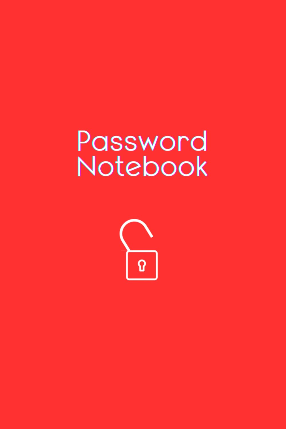 Password Notebook: Elegant, Smart, Economical and Practical Logbook with Tables Offering Secure Password Organization for Computer & Internet Website Logins (Red Journal, 26 Pages, 208 Entries) baixar o livro de graça