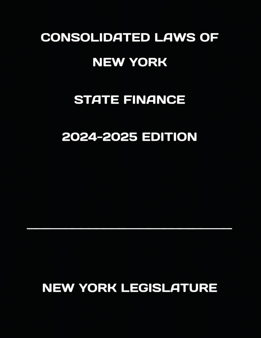 CONSOLIDATED LAWS OF NEW YORK STATE FINANCE 2024-2025 EDITION baixar livro de graça