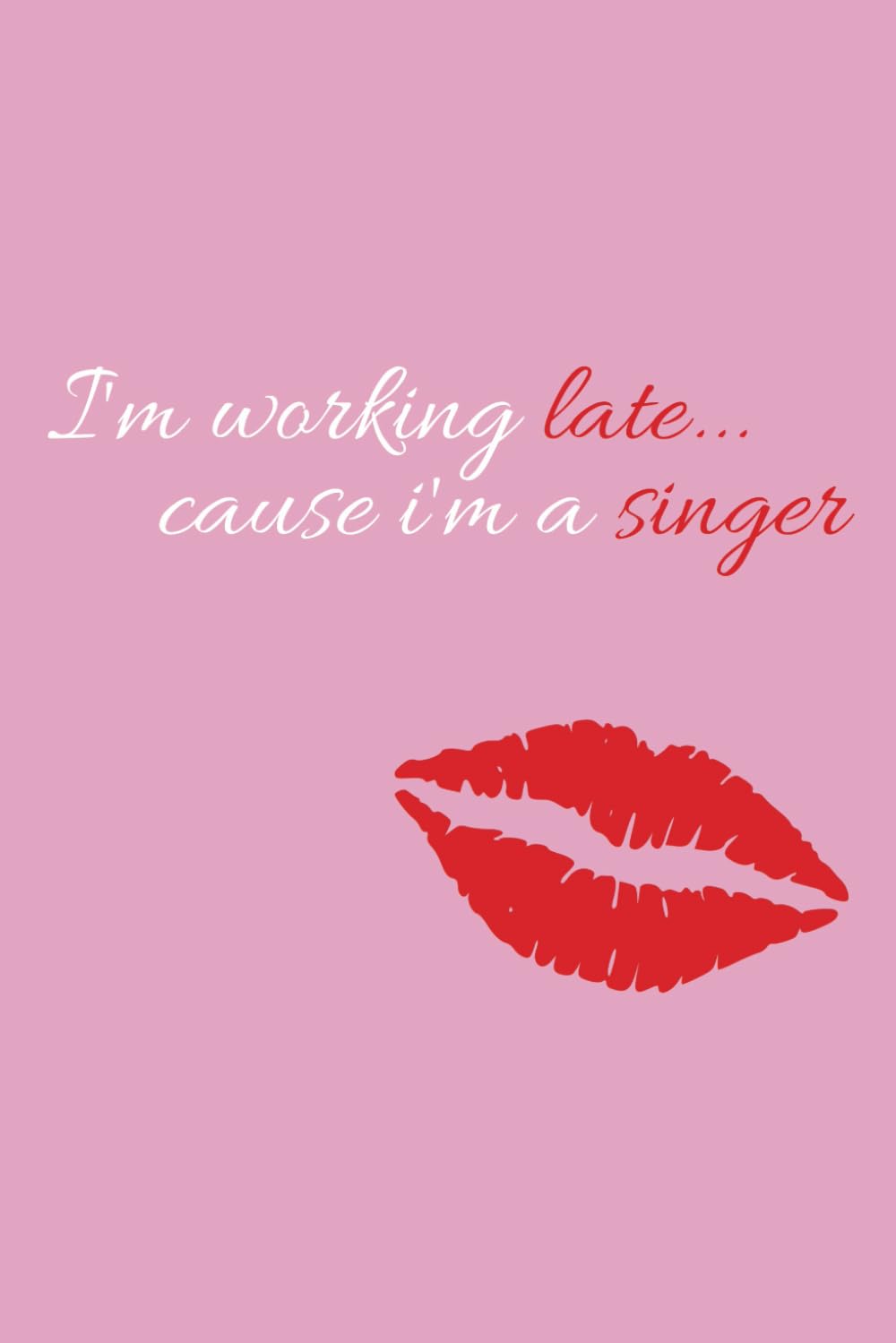ler totalmente I'm Working Late 'Cause I'm a Singer: Sabrina Carpenter Notebook | Lined Paper | A5 | 100 pages | Paperback | Perfect for you to capture ideas, jot down notes, and stay organized on the go.