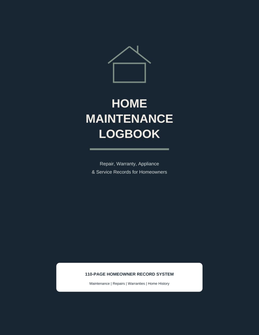 Home Maintenance Logbook: Repair, Warranty, Appliance & Service Records for Homeowners baixar o livro de graça