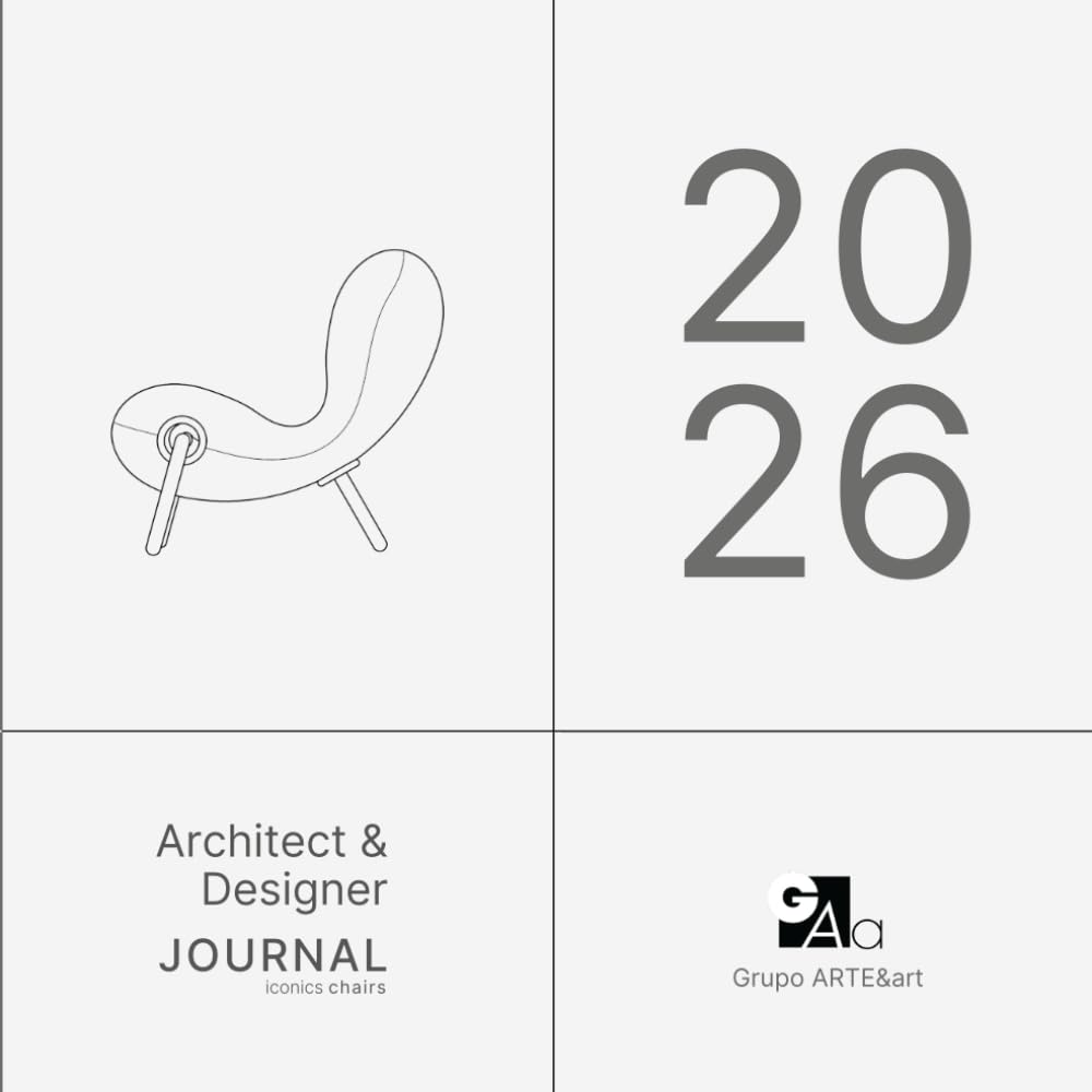 Architect & Designer Journal | Creative Journal for Architects, Interior Designers, and Design Professionals: Includes monthly and weekly planner with... chair per month with detailed information. baixar o livro de graça