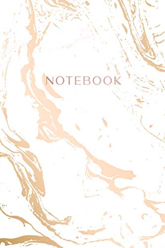 ler totalmente Notebook: White Marble and Rose and Faux 24k Gold | Inspirational Quote - Journal, Notebook, Diary, Composition Book (6 x 9 inches) - 120 Lines Pages