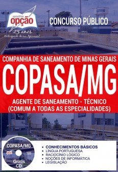 Apostila COPASA - MG 2017 - Auxiliar de Serviços de Saneamento baixar livro de graça