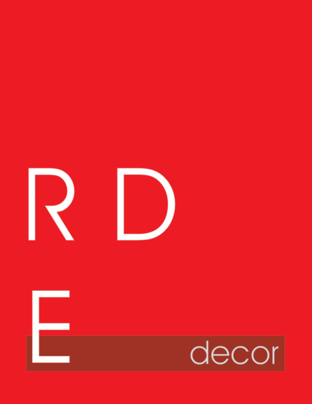 capítulo por capítulo baixar Red Decor: Bright Beautiful Minimalist Home Decor Book | For Interior Design, Book Stacking, Journaling and Guestbooks