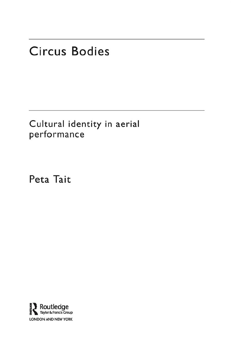 Circus Bodies: Cultural Identity in Aerial Performance (English Edition) baixar o livro de graça