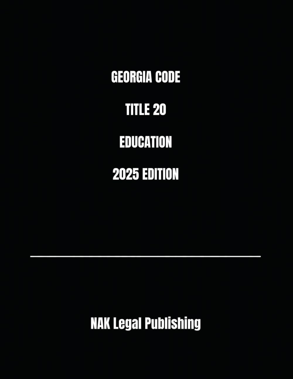 capítulo por capítulo baixar GEORGIA CODE TITLE 20 EDUCATION 2025 EDITION