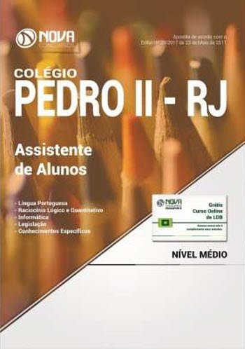 Apostila Colégio Pedro II - RJ 2017 - Assistente de Alunos baixar livro de graça