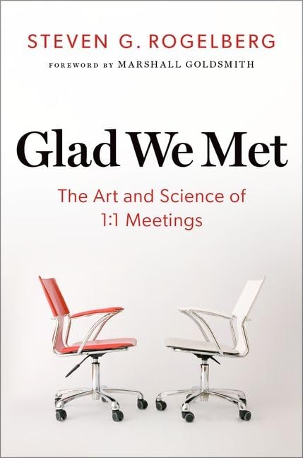 ler totalmente Glad We Met: The Art and Science of 1:1 Meetings