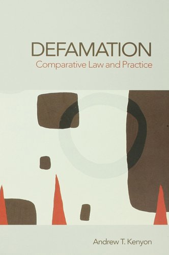 Defamation: Comparative Law and Practice (English Edition) baixar livro de graça