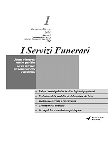 ler totalmente I Servizi Funerari (Italian Edition)