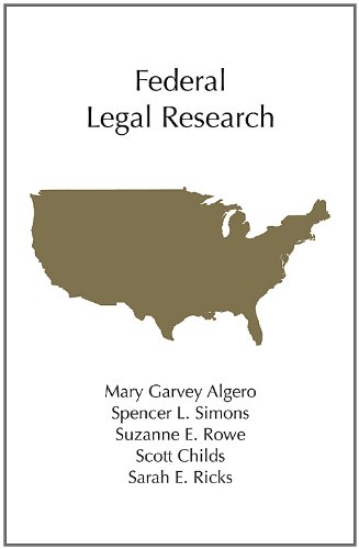 Federal Legal Research baixar livro de graça