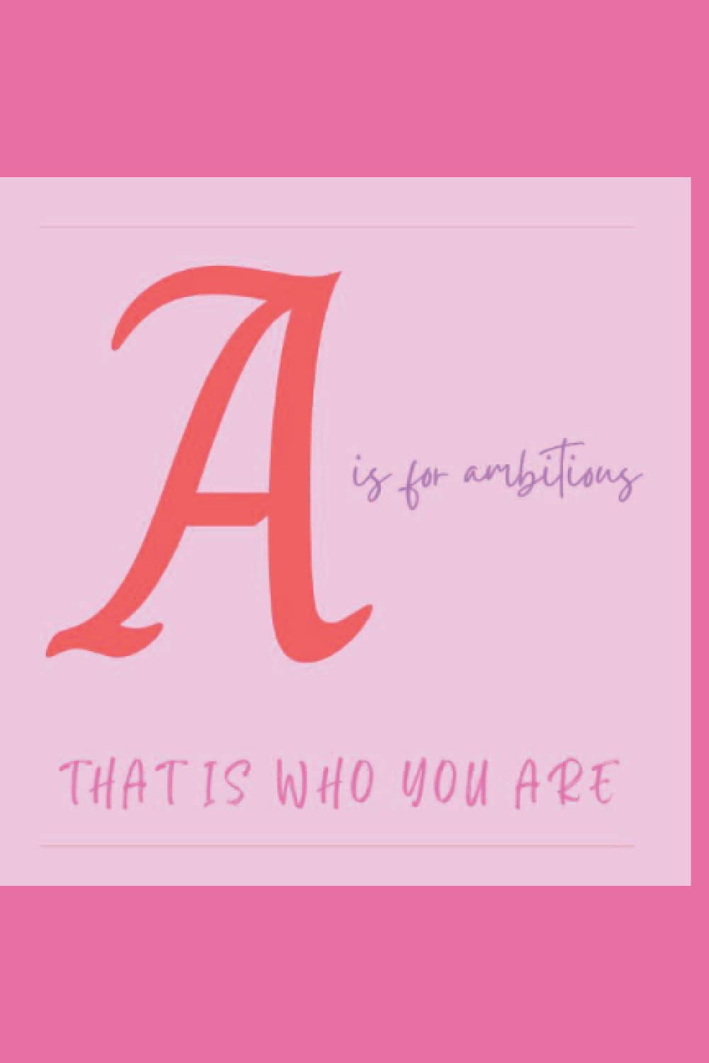 DAILY PLANNER: A is for Ambitious baixar livro de graça