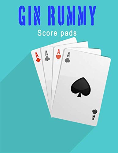 gin rummy score pads: score keeping gin rummy notebook journal pads to log scores when playing gin rummy with friends and family baixar o livro de graça