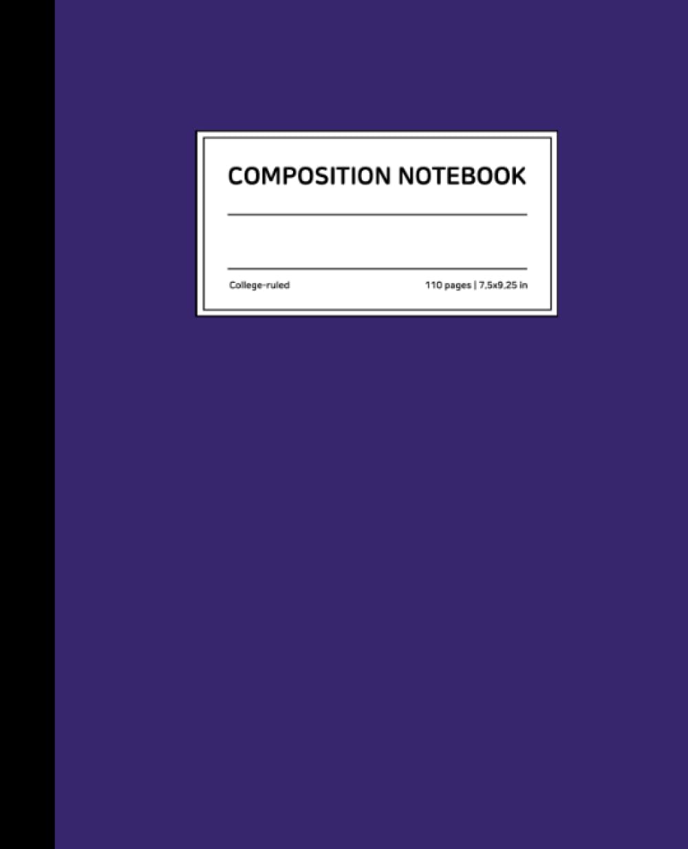 Galaxy Navy Blue Composition Notebook: College Ruled, 7.5 × 9.25 Inches, Glossy Cover, 110 Pages: Assorted Colors comp journal for school student, college baixar livro de graça
