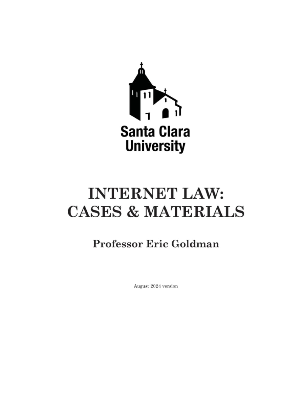 Internet Law: Cases & Materials (2024 Edition) baixar o livro de graça