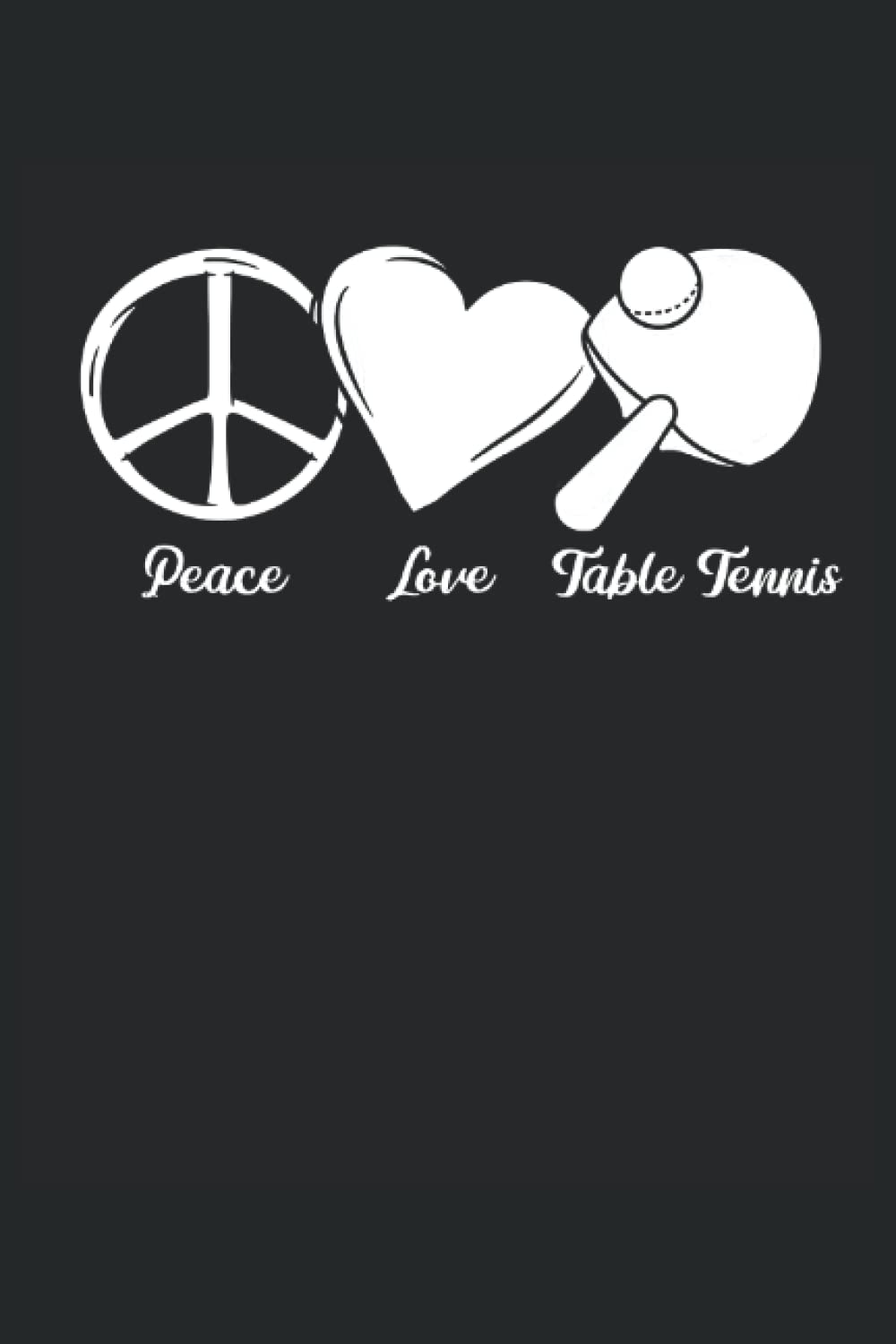 Peace love and table tennis: Dot Grid Jounal ToDo Exercise Book or Diary 6" x 9" (15.24 x 22.86 cm) 120 pages baixar livro de graça