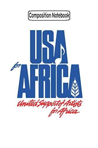 Composition Notebook: USA for africa merch Music - Journal Notebook Blank Lined Ruled 6x9 100 Pages baixar o livro de graça