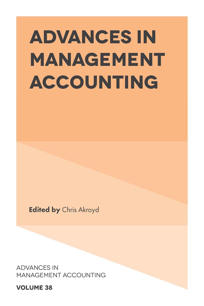 Advances In Management Accounting (English Edition) baixar o livro de graça