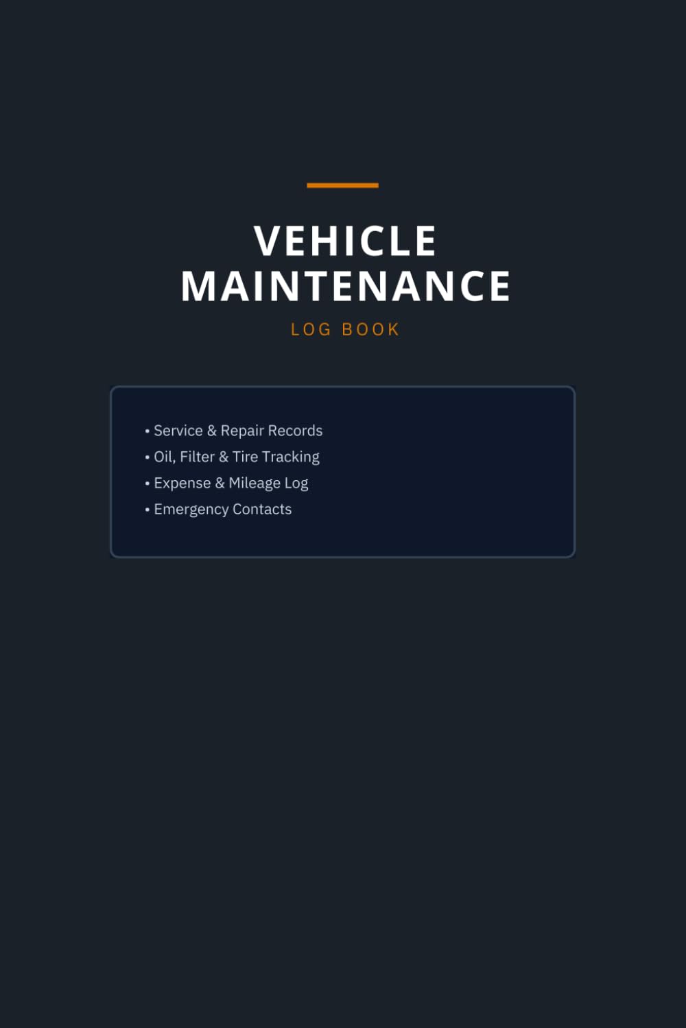 capítulo por capítulo baixar VEHICLE MAINTENANCE LOG BOOK: Car Service and Repair Record Tracker | Auto Expense, Mileage, Oil Change, and Gas Mileage Journal | Portable 6" x 9" Glove Compartment Size