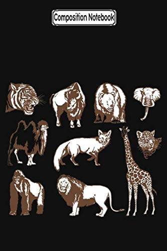 Composition Notebook: Australian animals Journal Notebook Blank Lined Ruled 6x9 100 Pages