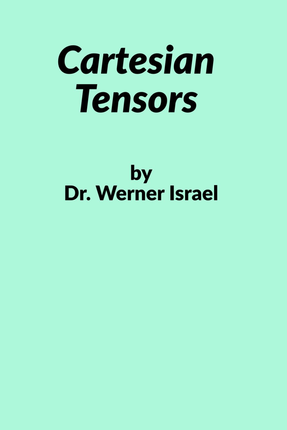 Cartesian Tensors baixar o livro de graça