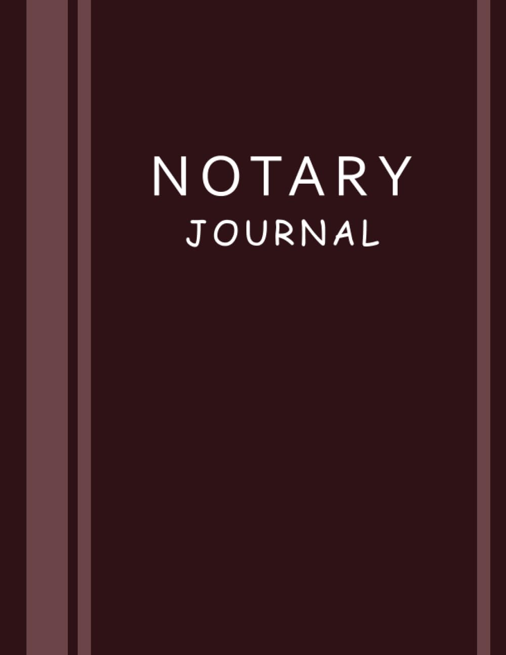 ler totalmente Notary Journal: Notary Register | Business registration and documentation | Notebook for keeping a record of your documentation work - 8.5 x 11 inches - 110 pages.