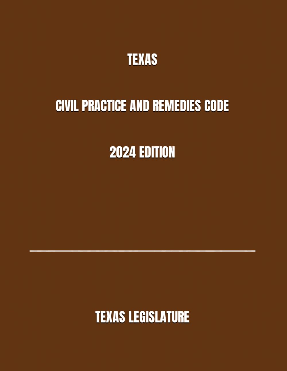 TEXAS CIVIL PRACTICE AND REMEDIES CODE 2024 EDITION