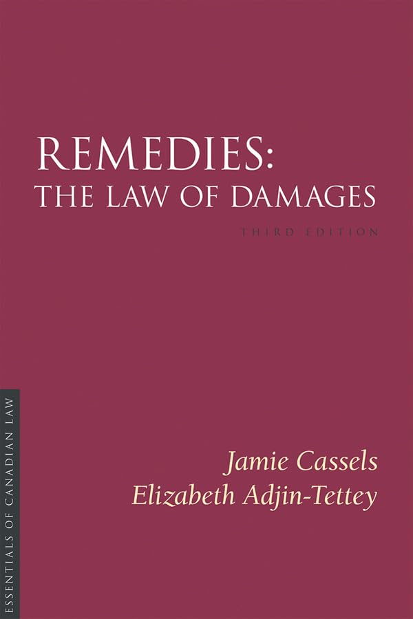 Remedies 3/e: The Law of Damages (Essentials of Canadian Law) (English Edition) baixar o livro de graça