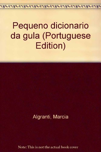 Pequeno Dicionario Da Gula