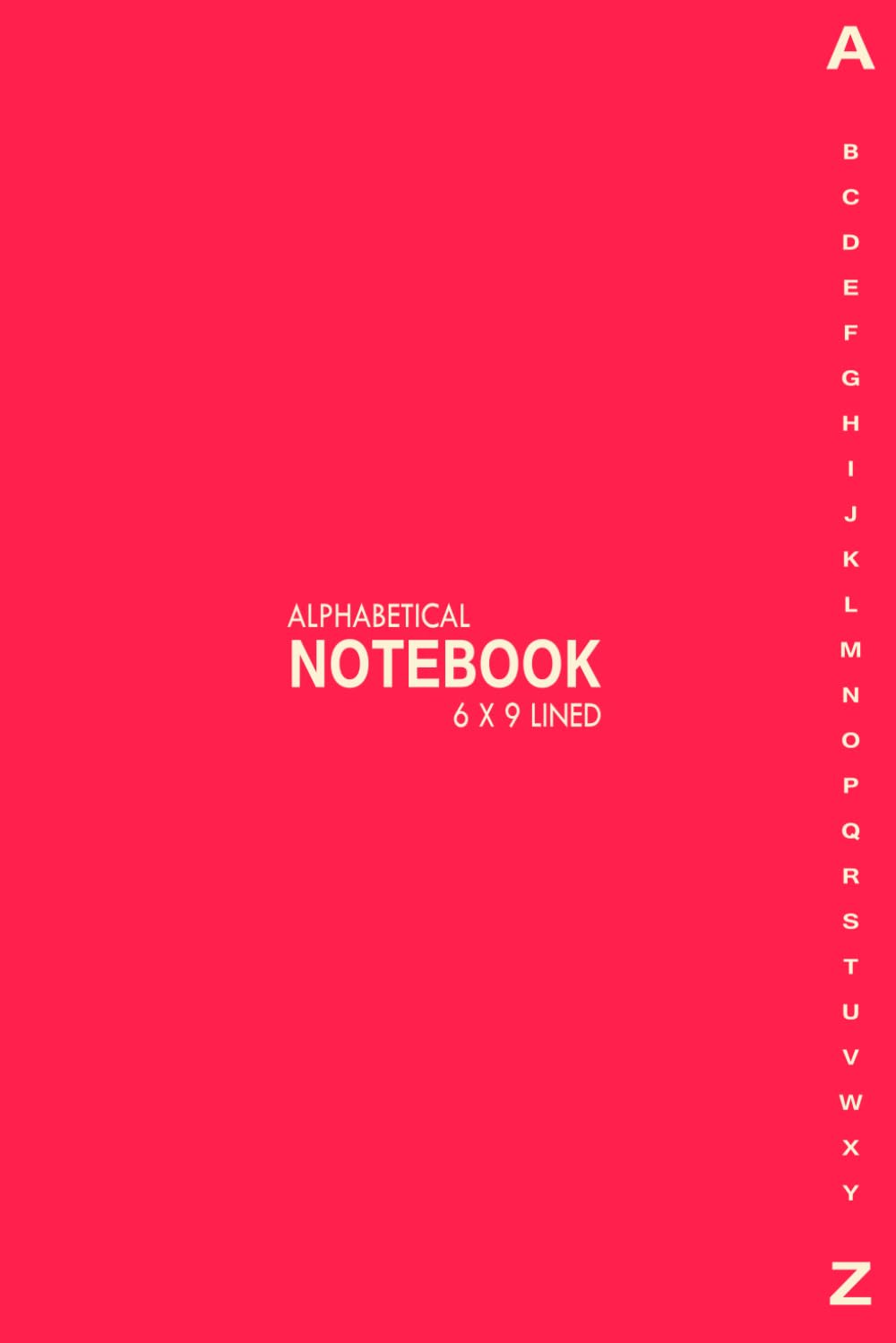 capítulo por capítulo baixar alphabetical notebook with tabs: Simple notebook with alphabetical tabs, A to Z Alphabet Notepad, 6x9 Inch, 6 pages per Alphabetical Tab, Alphabetized... Organizer, Gift for Friends, Men & Women.