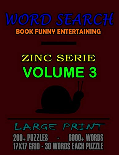 capítulo por capítulo baixar Word Search book Funny Entertaining: Large Print Entertaining -More 200 than Word Search for Adults-8.5” x 11” Puzzle book -Mental Game English Entertaining (Zinc Serie)