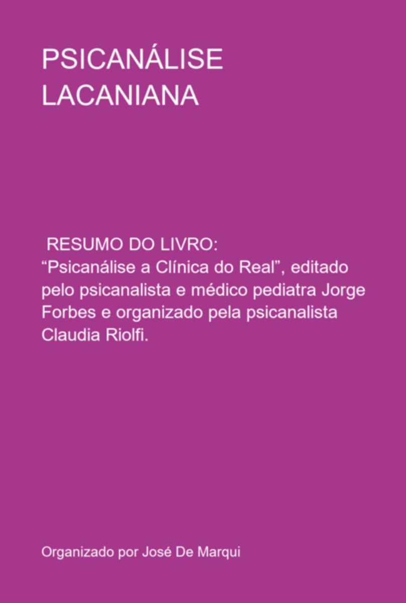 ler totalmente PSICANÁLISE LACANIANA