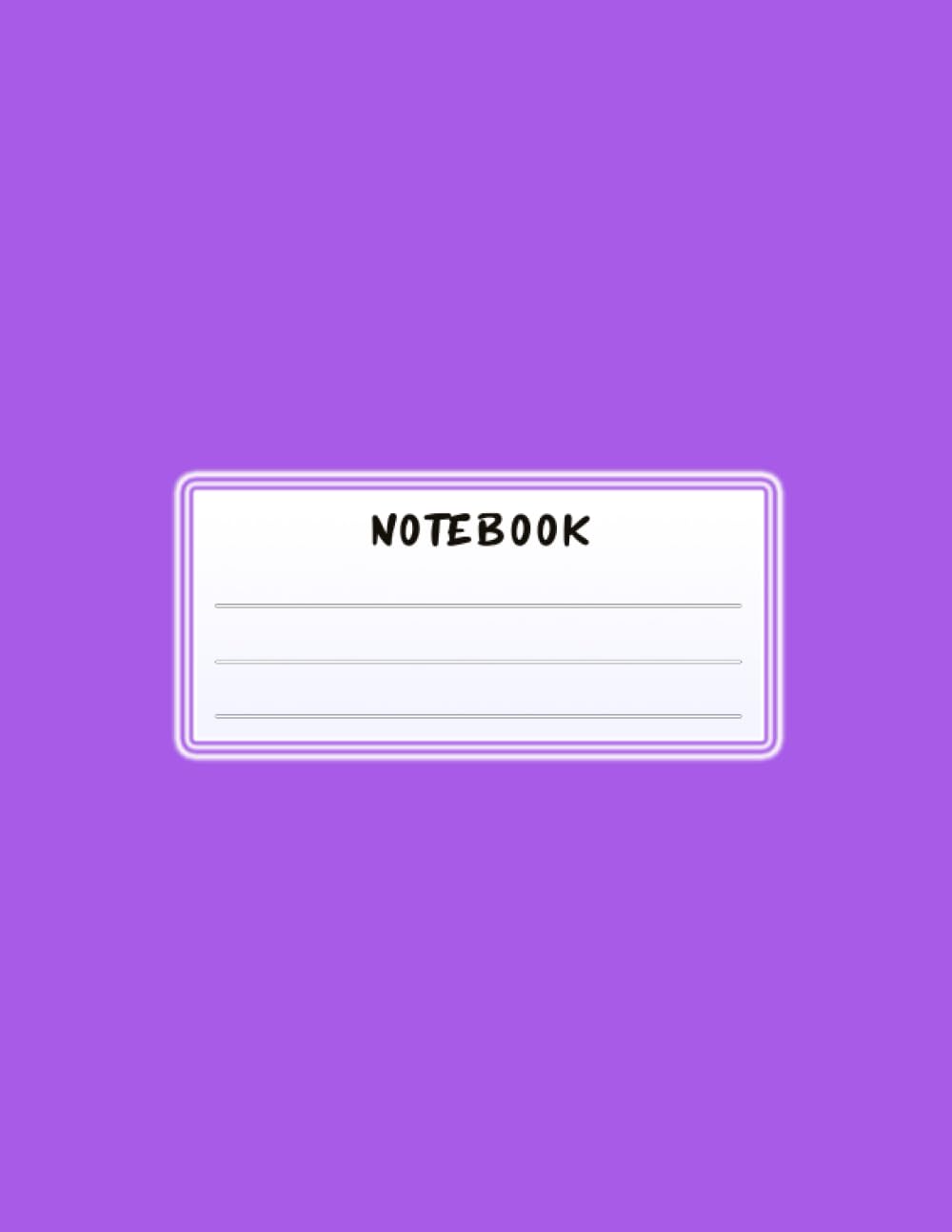 NOTEBOOK: School Notebook, Memo, Business & Work Notebook (8.5x11 inches) baixar livro de graça