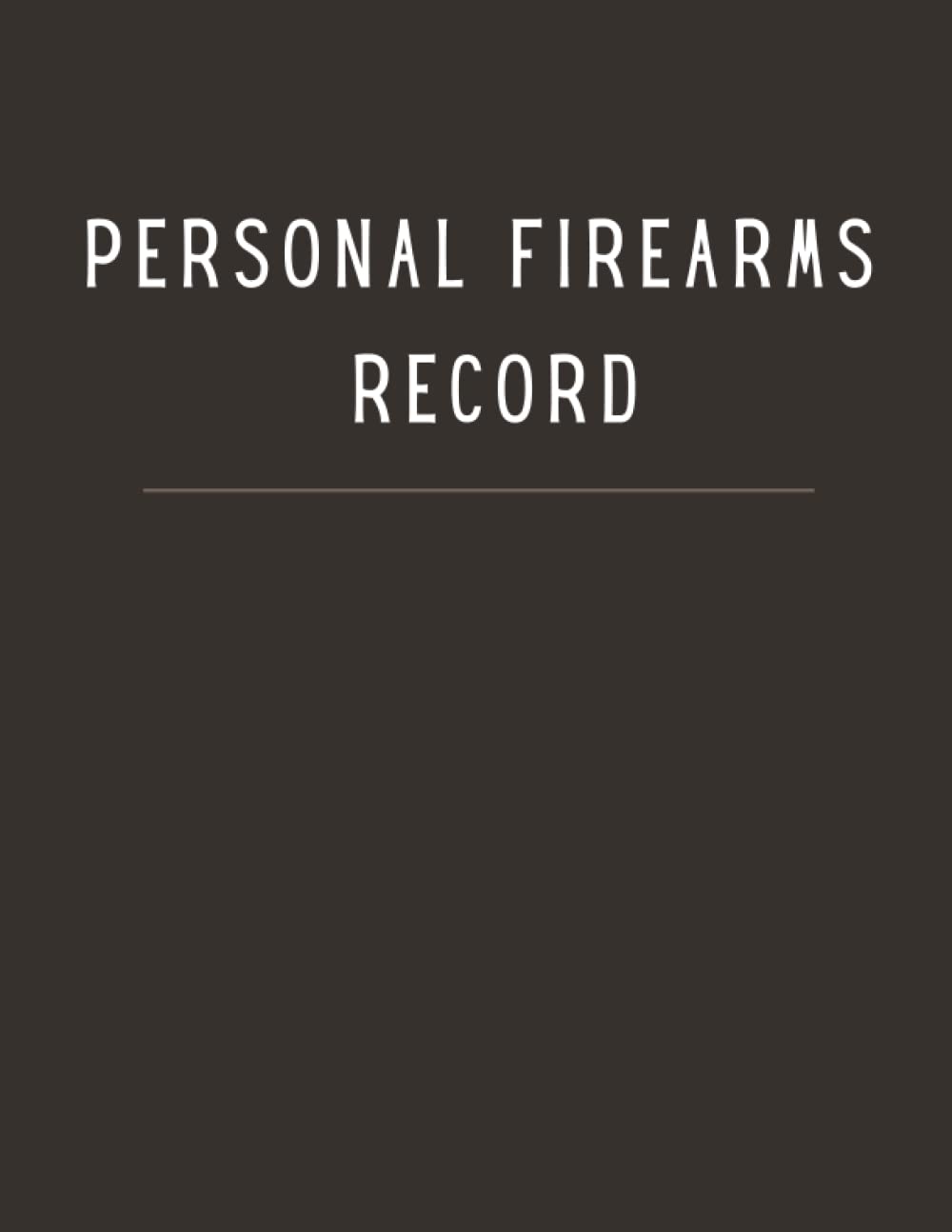 capítulo por capítulo baixar Personal Firearms Record: Firearms Acquisition and Disposition record book For Gun Owners, Collectors and Enthusiasts.
