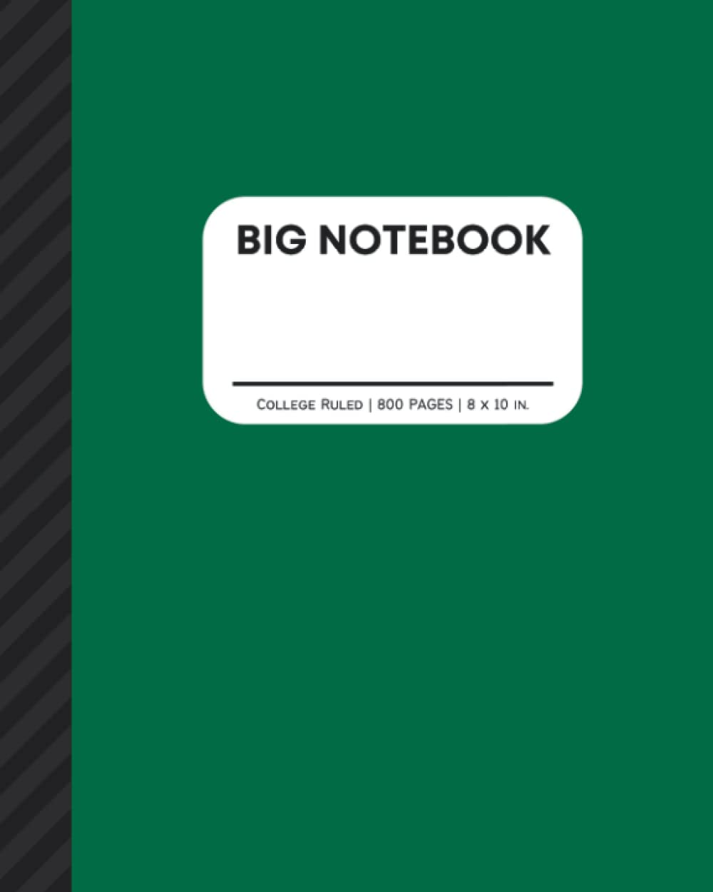 capítulo por capítulo baixar Big Notebook 800 Pages: College Ruled Giant Huge Notebook | Extra Large All-Purpose Composition Notebook | 8x10 in, Green