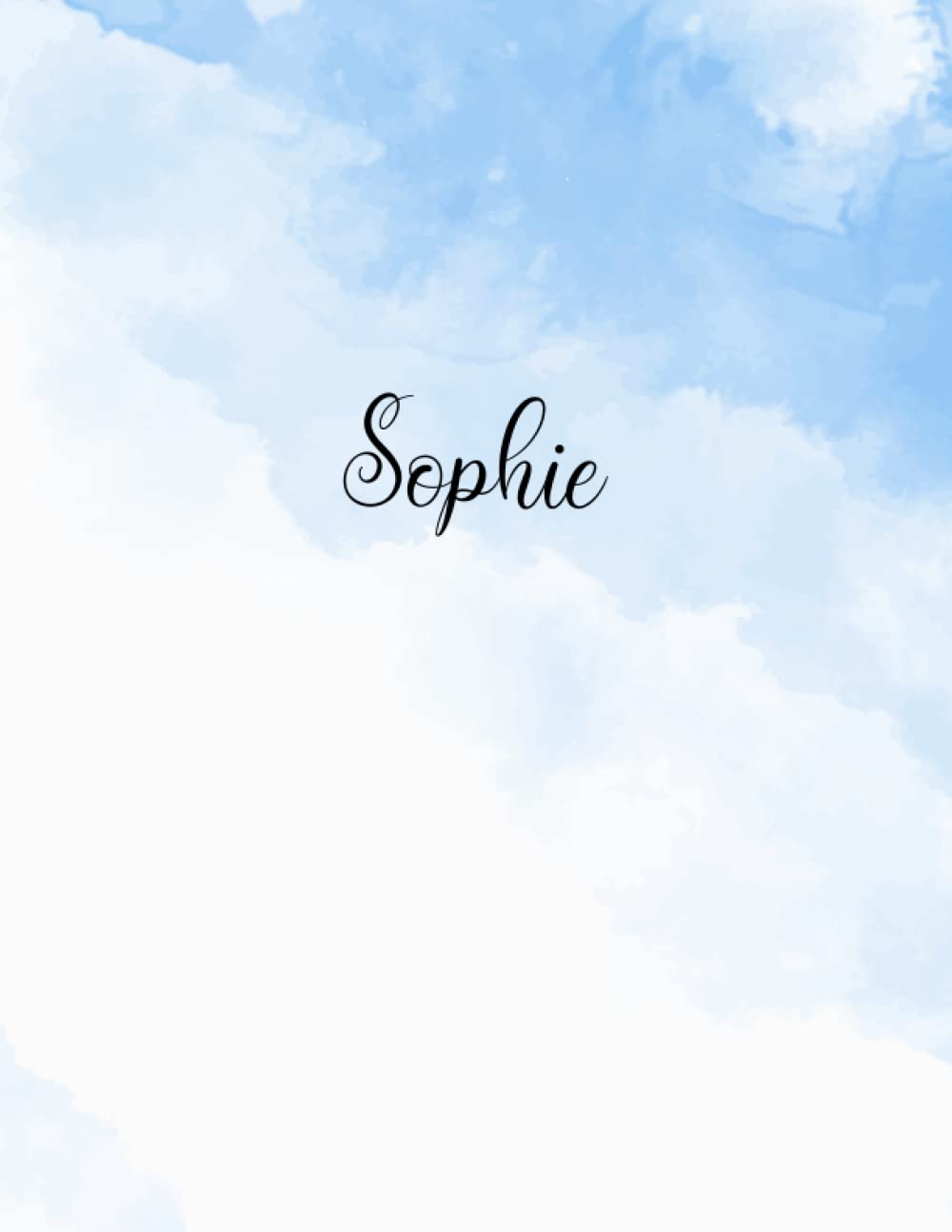 Sophie: Notebook Personal Name Wide Lined Rule Paper | Notebook The Notebook For Writing Journal or Diary Women & Girls Gift for Birthday, For Student | 162 Pages Size 8.5x11inch baixar livro de graça