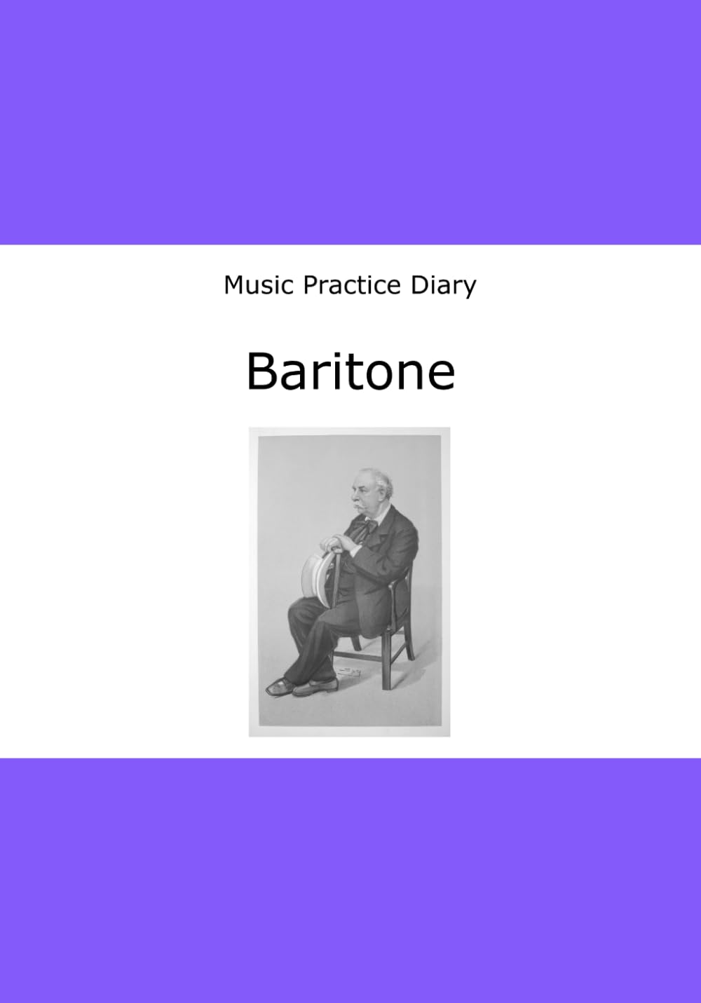 ler totalmente Music Practice Diary: Baritone
