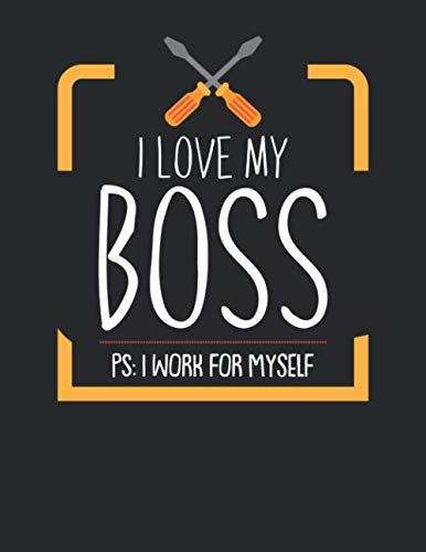 ler totalmente Notizbuch: für jeden Zimmerer und Zimmermann über 100 Seiten Dot Grid Punkteraster für alle Notizen, Tricks oder Skizzen A4+ Jounal Format Motiv: My own Boss (German Edition)